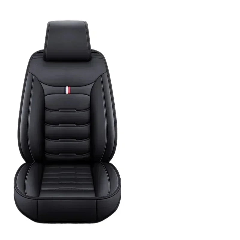 Auto Set Car Seat Covers PU Leather Single Front Split Bench Protector Four Season Universal Fit Most Car SUV Car Accessories
