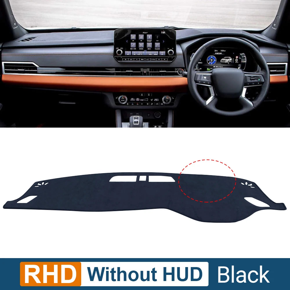 Car Dashboard Cover For Mitsubishi Outlander 4 PHEV 2021 2022 2023 2024 Instrument Desk Sun Shade Mat Non-slip Pad Accessories