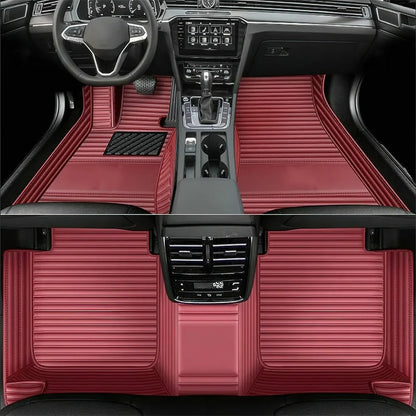7 Seats Car Floor Mats For Mitsubishi Outlander 2022 2023 2024 2025 2026 Auto Leather Full Set Carpet Pads Vehice Foot Mat Rugs
