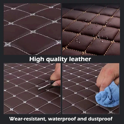 7 Seats Car Floor Mats For Mitsubishi Outlander 2022 2023 2024 2025 2026 Auto Leather Full Set Carpet Pads Vehice Foot Mat Rugs