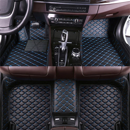7 Seats Car Floor Mats For Mitsubishi Outlander 2022 2023 2024 2025 2026 Auto Leather Full Set Carpet Pads Vehice Foot Mat Rugs