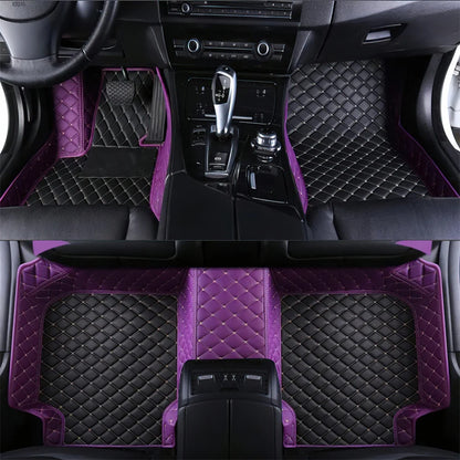 7 Seats Car Floor Mats For Mitsubishi Outlander 2022 2023 2024 2025 2026 Auto Leather Full Set Carpet Pads Vehice Foot Mat Rugs