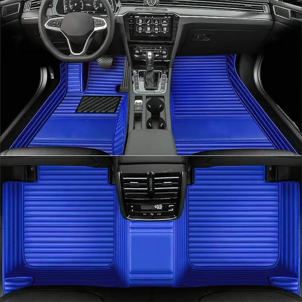 7 Seats Car Floor Mats For Mitsubishi Outlander 2022 2023 2024 2025 2026 Auto Leather Full Set Carpet Pads Vehice Foot Mat Rugs