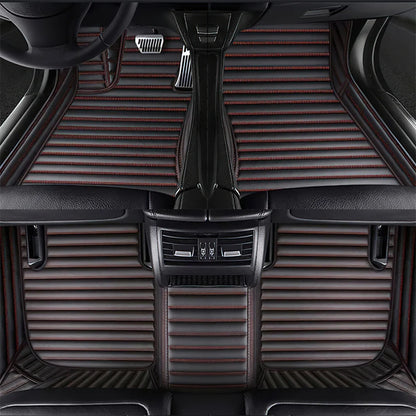 7 Seats Car Floor Mats For Mitsubishi Outlander 2022 2023 2024 2025 2026 Auto Leather Full Set Carpet Pads Vehice Foot Mat Rugs