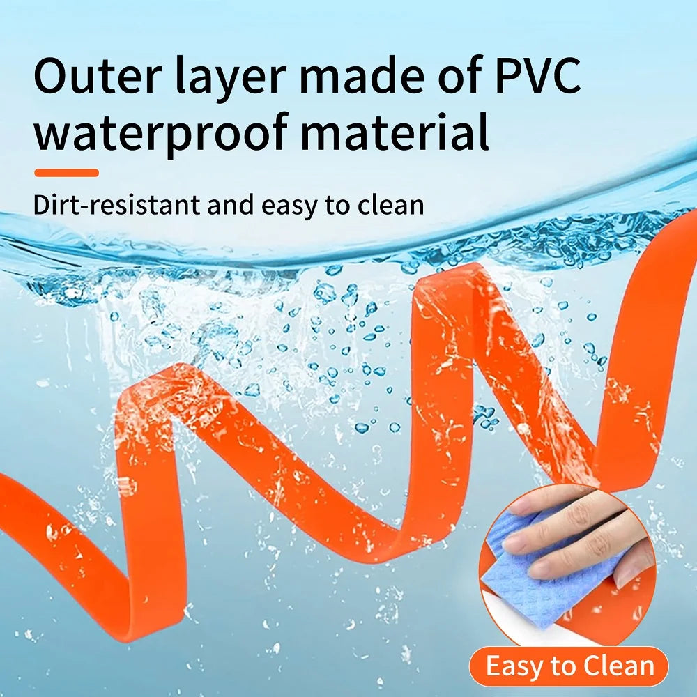 Waterproof Dog Leash, 3M/5M/10M/15M/20M/30M Dog Training Leash for Outside, Durable PVC Long Line Tracking Lead with Padded Hand