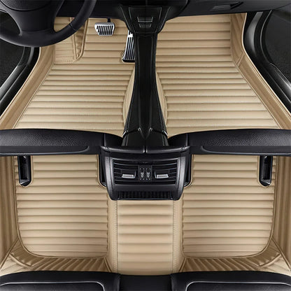 7 Seats Car Floor Mats For Mitsubishi Outlander 2022 2023 2024 2025 2026 Auto Leather Full Set Carpet Pads Vehice Foot Mat Rugs