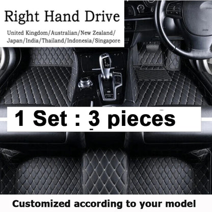 7 Seats Car Floor Mats For Mitsubishi Outlander 2022 2023 2024 2025 2026 Auto Leather Full Set Carpet Pads Vehice Foot Mat Rugs