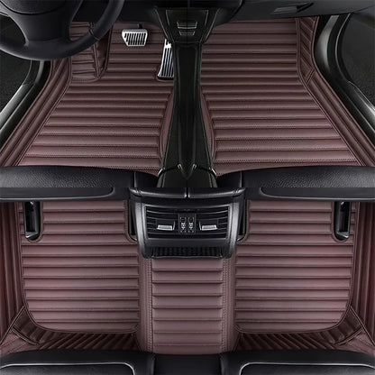 7 Seats Car Floor Mats For Mitsubishi Outlander 2022 2023 2024 2025 2026 Auto Leather Full Set Carpet Pads Vehice Foot Mat Rugs
