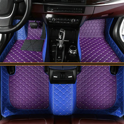 7 Seats Car Floor Mats For Mitsubishi Outlander 2022 2023 2024 2025 2026 Auto Leather Full Set Carpet Pads Vehice Foot Mat Rugs