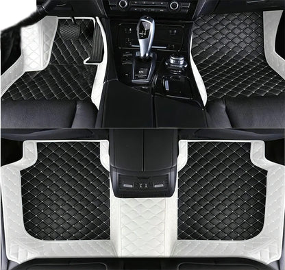 7 Seats Car Floor Mats For Mitsubishi Outlander 2022 2023 2024 2025 2026 Auto Leather Full Set Carpet Pads Vehice Foot Mat Rugs