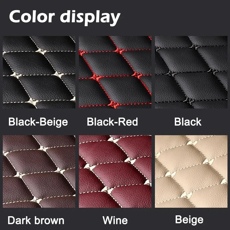 7 Seats Car Floor Mats For Mitsubishi Outlander 2022 2023 2024 2025 2026 Auto Leather Full Set Carpet Pads Vehice Foot Mat Rugs