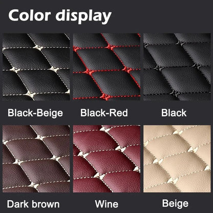 7 Seats Car Floor Mats For Mitsubishi Outlander 2022 2023 2024 2025 2026 Auto Leather Full Set Carpet Pads Vehice Foot Mat Rugs