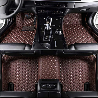 7 Seats Car Floor Mats For Mitsubishi Outlander 2022 2023 2024 2025 2026 Auto Leather Full Set Carpet Pads Vehice Foot Mat Rugs