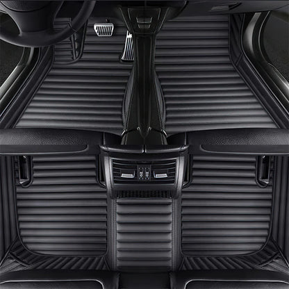 7 Seats Car Floor Mats For Mitsubishi Outlander 2022 2023 2024 2025 2026 Auto Leather Full Set Carpet Pads Vehice Foot Mat Rugs