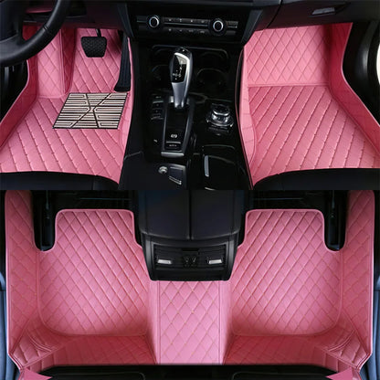 7 Seats Car Floor Mats For Mitsubishi Outlander 2022 2023 2024 2025 2026 Auto Leather Full Set Carpet Pads Vehice Foot Mat Rugs