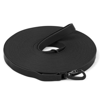 Waterproof Dog Leash, 3M/5M/10M/15M/20M/30M Dog Training Leash for Outside, Durable PVC Long Line Tracking Lead with Padded Hand