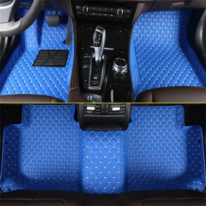 7 Seats Car Floor Mats For Mitsubishi Outlander 2022 2023 2024 2025 2026 Auto Leather Full Set Carpet Pads Vehice Foot Mat Rugs