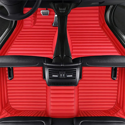 7 Seats Car Floor Mats For Mitsubishi Outlander 2022 2023 2024 2025 2026 Auto Leather Full Set Carpet Pads Vehice Foot Mat Rugs