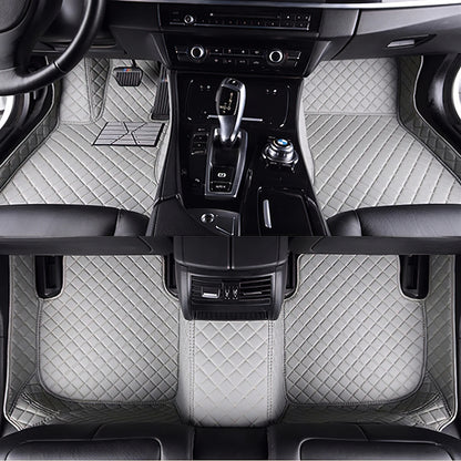 7 Seats Car Floor Mats For Mitsubishi Outlander 2022 2023 2024 2025 2026 Auto Leather Full Set Carpet Pads Vehice Foot Mat Rugs