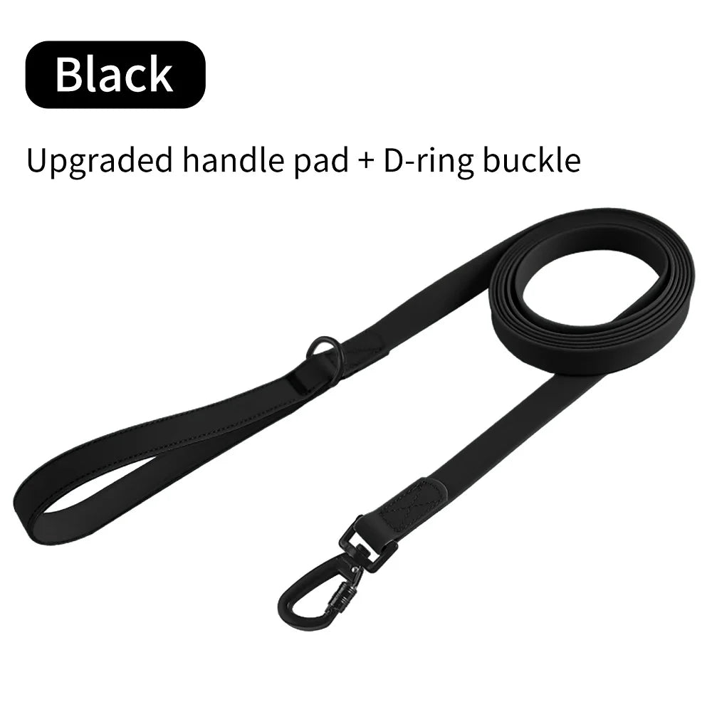 Waterproof Dog Leash, 3M/5M/10M/15M/20M/30M Dog Training Leash for Outside, Durable PVC Long Line Tracking Lead with Padded Hand