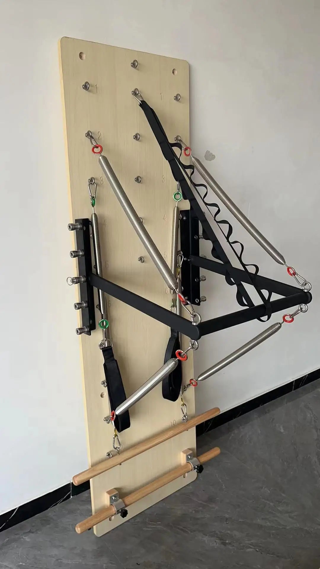 Professional Yoga Pilates Studio Reformer Wall Tower Unit Spring Board Pilates Springboard