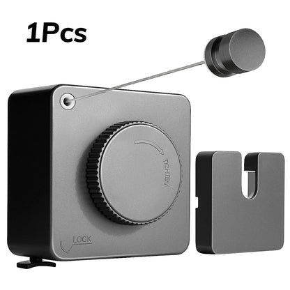 1 Pcs Indoor Retractable Clothesline Non Sagging Outdoor Clothesline Wall Mounted Stainless Steel Rope 15.1 Feet Gray