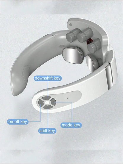 Cervical Massager Protable Mini Neck Shoulder Massager Deep Massage Neck Warm Pressing Neck Pressing Care