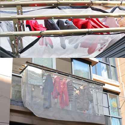 Anti-drop Clothes Outdoor High-rise Clothes Mesh Cover Clothes Household Anti-drop Mesh Pocket Balcony Telescopic Drying