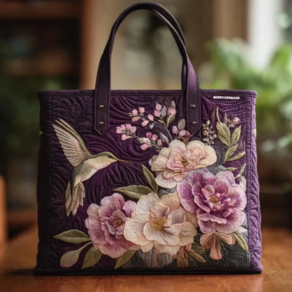 Portable Large Capacity Quilted Tote Bag 3D Printed Pattern