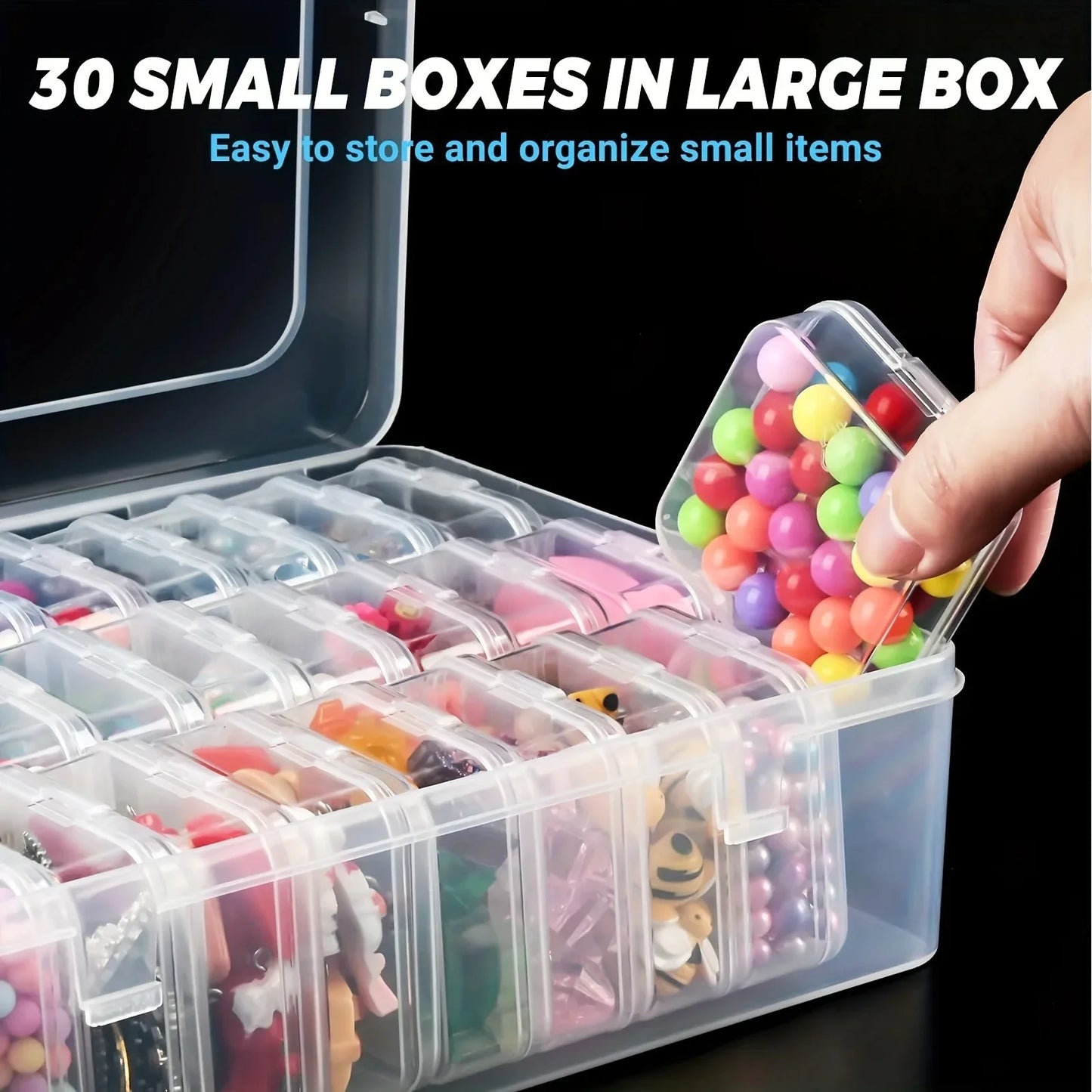 Transparent Jewelry Organizer Box