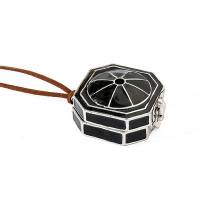Jack Sparrow Box Compass Pendant Necklace Unisex Wanderlust Themed Cosplay Jewelry Choker for Men And Women