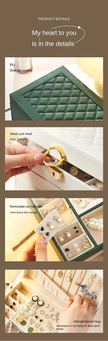 High-End Multi-Layer Drawer-Type Jewelry Box