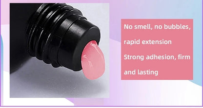 Nail Polish Kit Acrylic Nail Kit Poly Nail Gel Set With Nail Lamp Nails Extension Glitter Gel UV Building Gel Manicure Tools Set