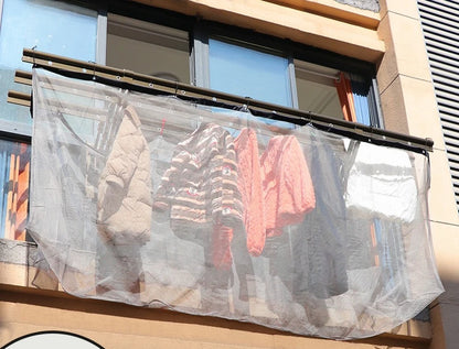 Anti-drop Clothes Outdoor High-rise Clothes Mesh Cover Clothes Household Anti-drop Mesh Pocket Balcony Telescopic Drying