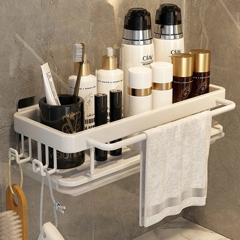 Kitchen Hanging Storage Rack Shelf Towel Sponge Drain Organizer Alumimum Sink Drain Rack Basket Bathroom Shampoo Towel Holder