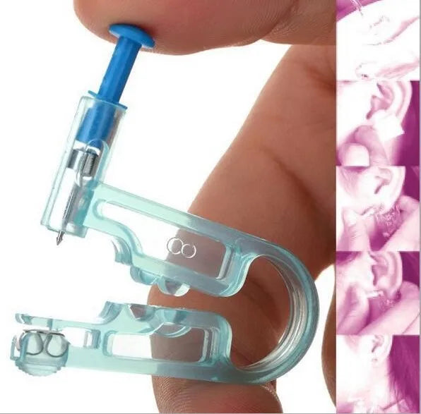 1/5Pcs Disposable Painless Ear Piercing Healthy Sterile Puncture Tool Without Inflammation for Earrings Ear Piercing Gun Set