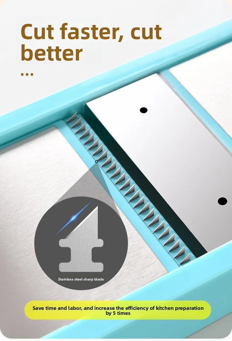 Multi-Functional Slicer, Kitchen Tool, Grater, Shredder, Potato Shredder, Double-Door Multi-Functional Slicer, Grater