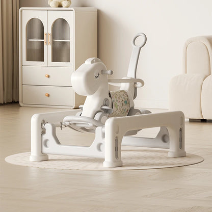 Toy Animals Rocking Horse Baby Plastic Unicorn Children Rich Cheap Cartoon 3 in 1 Mini Indoor Playground Chair