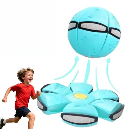 Magic Meta Ball with 3Lamps Magic Bouncing Ball Children's Bouncing Magic Flying Saucer Bouncy Ball Parent-Child Interaction Toy