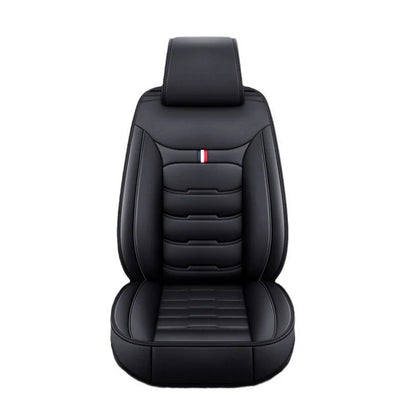 Auto Set Car Seat Covers PU Leather Single Front Split Bench Protector Four Season Universal Fit Most Car SUV Car Accessories