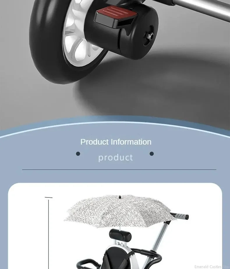 Twin Foldable Baby Stroller