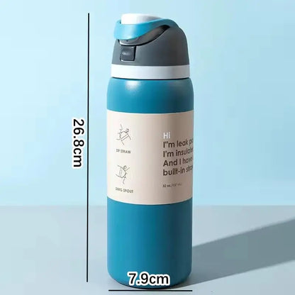 Vacuum Flasks & Thermoses Water Bottle Drinkware Thermo Tumbler Stainless Steel Thermal Mug Original Cold Hot Coffee