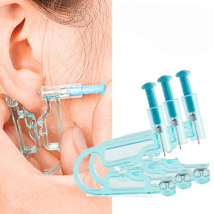 1/5Pcs Disposable Painless Ear Piercing Healthy Sterile Puncture Tool Without Inflammation for Earrings Ear Piercing Gun Set