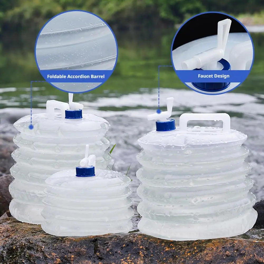 Foldable Water Tank With Camping Outdoor Travel