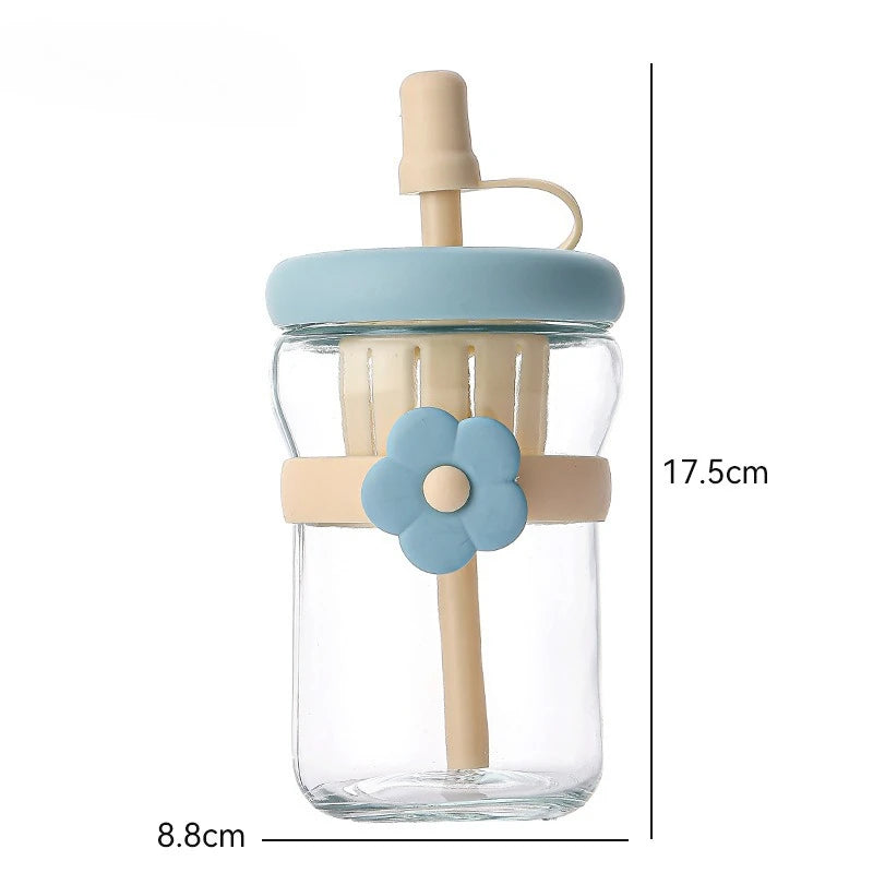 Cute Glass Flower Cartoon Tea Strainer