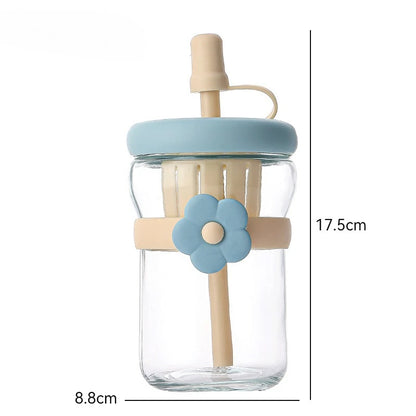 Cute Glass Flower Cartoon Tea Strainer