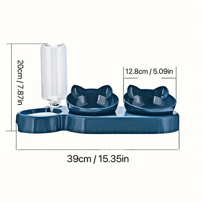 Pet Bowl with Water Feeder