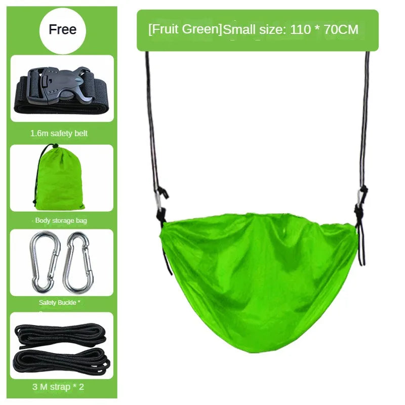Kids Pod Swing Seat Comfortable Garden Hammock Chair Durable Portable Decor for Indoor Outdoor Use Parent-child Toys