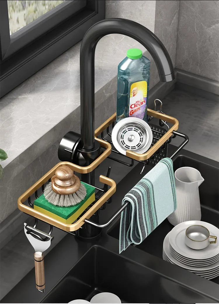 Aluminum Sink Organizer Rack