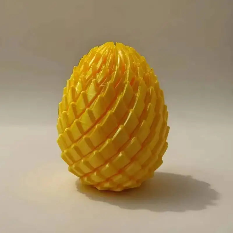 2 Sizes 3D Printed Rotating Spiral Dragon Egg Colorful Articulated Fidget Toy Anti Anxiety Stress Relief Sensory Toy